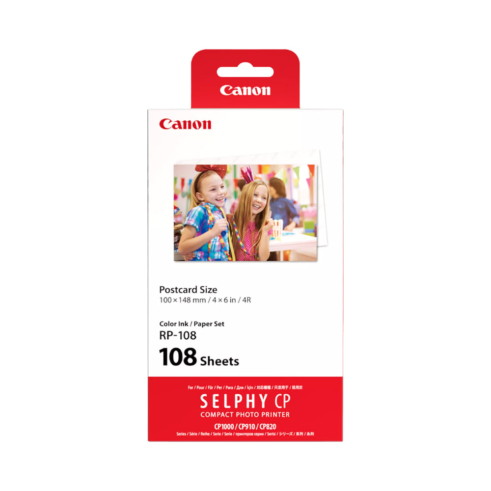 Canon RP-108 Colour Ink &amp; Paper Set, 108 Sheets