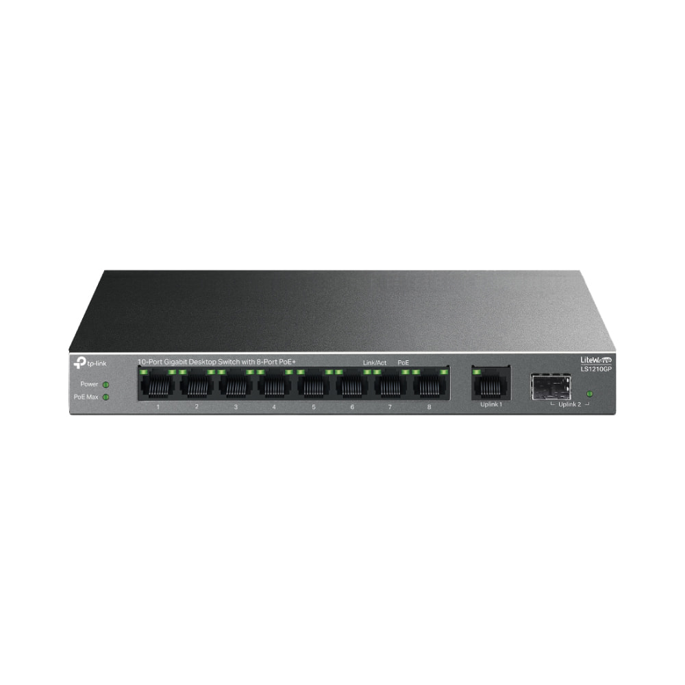 TP-Link 10-Port Gigabit Desktop Switch with 8-Port PoE+